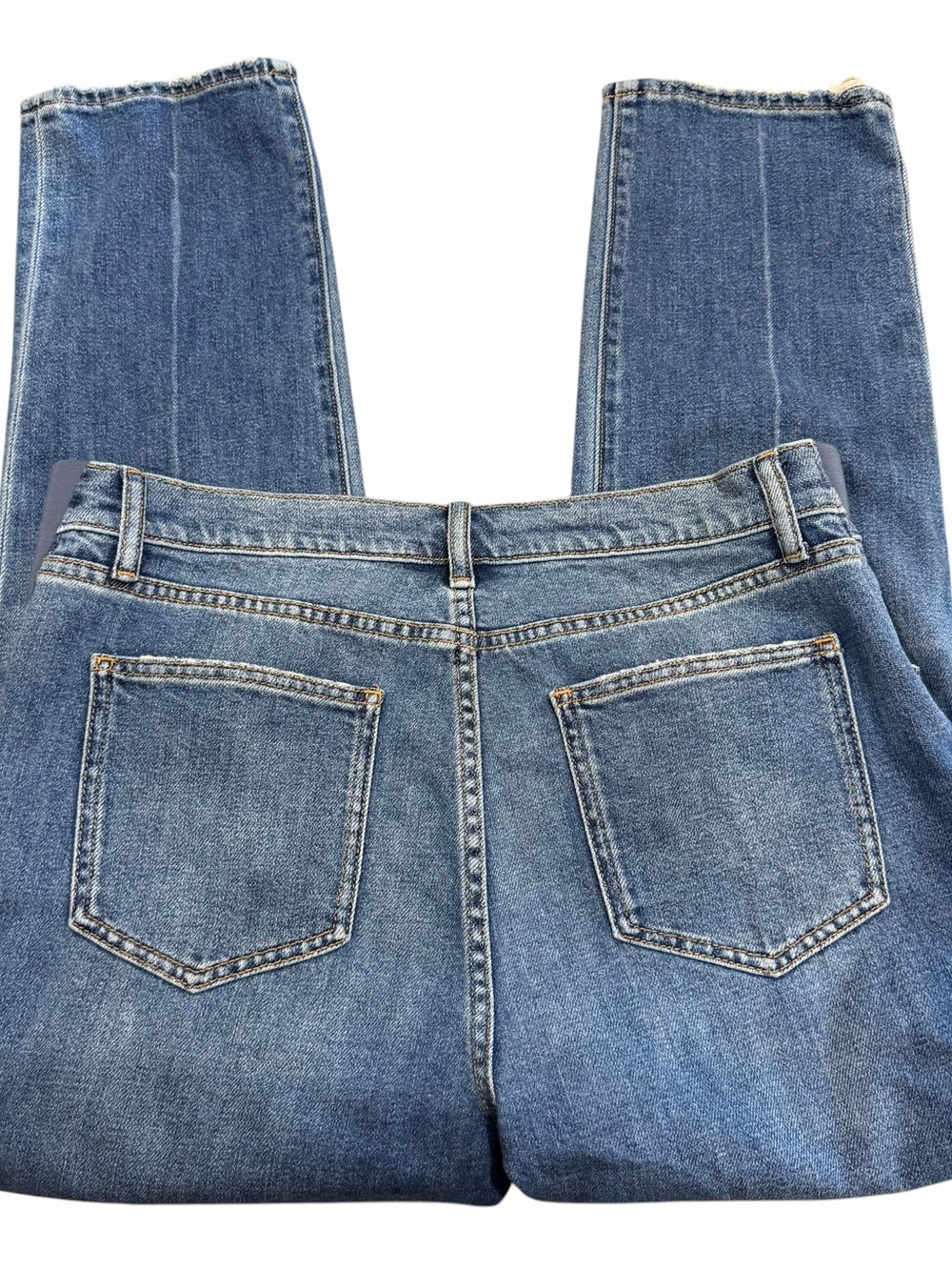 HATCH Maternity Jeans Size 28 Blue Indigo Medium Wash Belly Stretch Panels - Picture 7 of 8